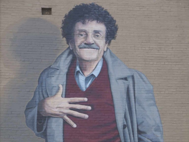 Kurt Vonnegut Graffito Mural Schriftsteller Autor