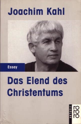 Buchcover "Das Elend des Christentums" von Dr. Joachim Kahl
