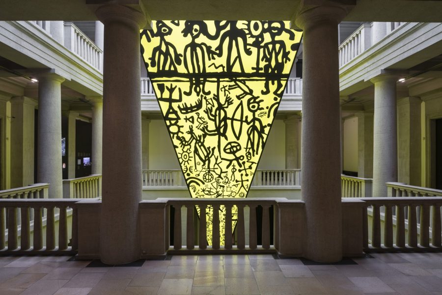 Das Titelmotiv der Ausstellung „Die Schamanin“