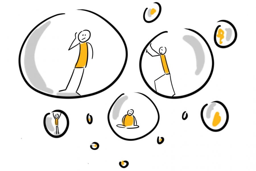 Der medienwissenschaftliche Begriff „Filter Bubble“ wurde 2011 von Eli Pariser in seinem gleichnamigen Buch geprägt.