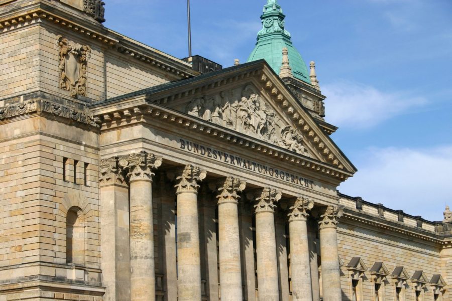 Fassade des Bundesverwaltungsgerichts in Leipzig