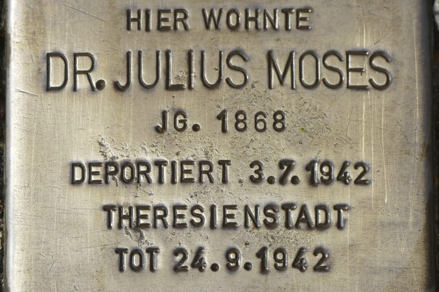 Stolperstein Julius Moses