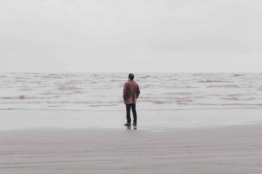 Mann am Meer