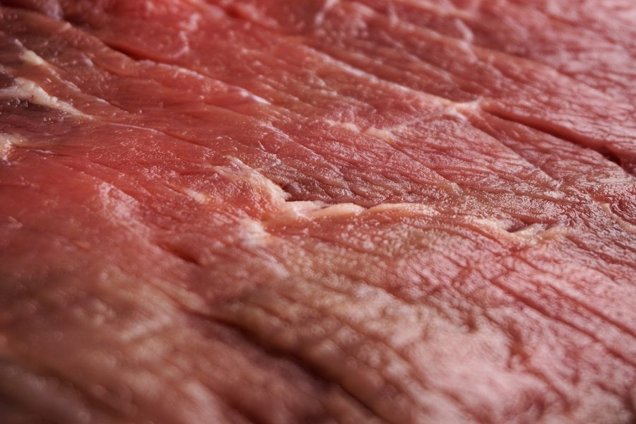 rohes Fleisch, Struktur und Maserung